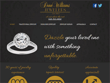 Tablet Screenshot of donnwilliamsjewelers.com